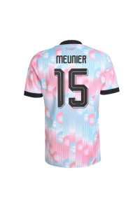 Belgia Thomas Meunier #15 Jalkapallovaatteet Vieraspaita MM-kisat 2026 Lyhythihainen